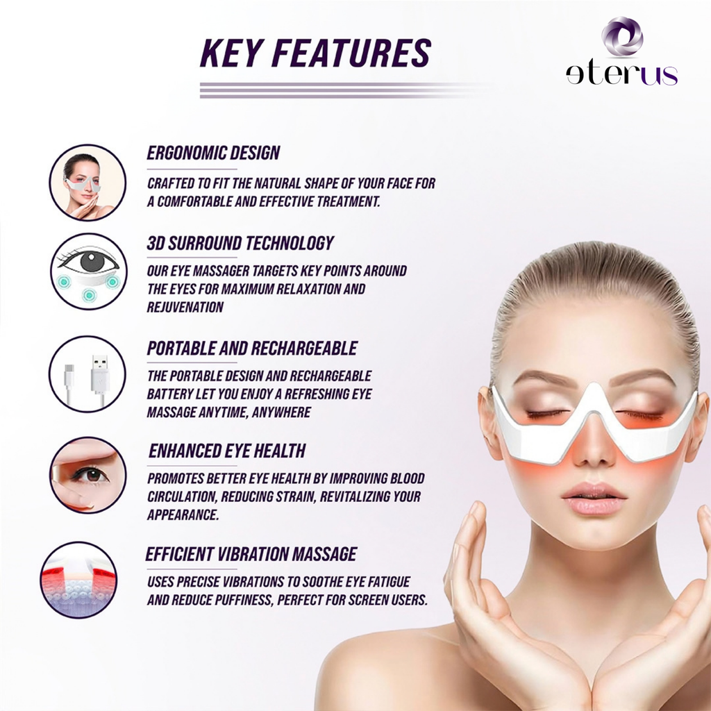 Under-Eye Red Light Massager