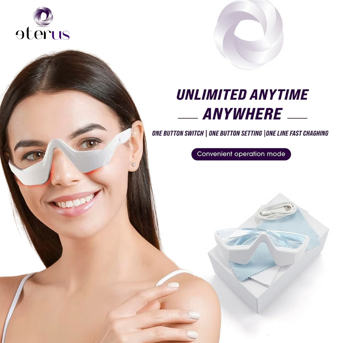 Under-Eye Red Light Massager