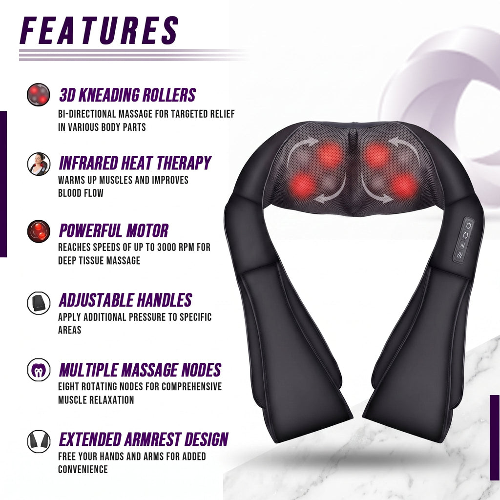 Neck & Shoulder Massager with Heat