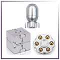 The Desktop Trio: Metal Fidget Gift Set