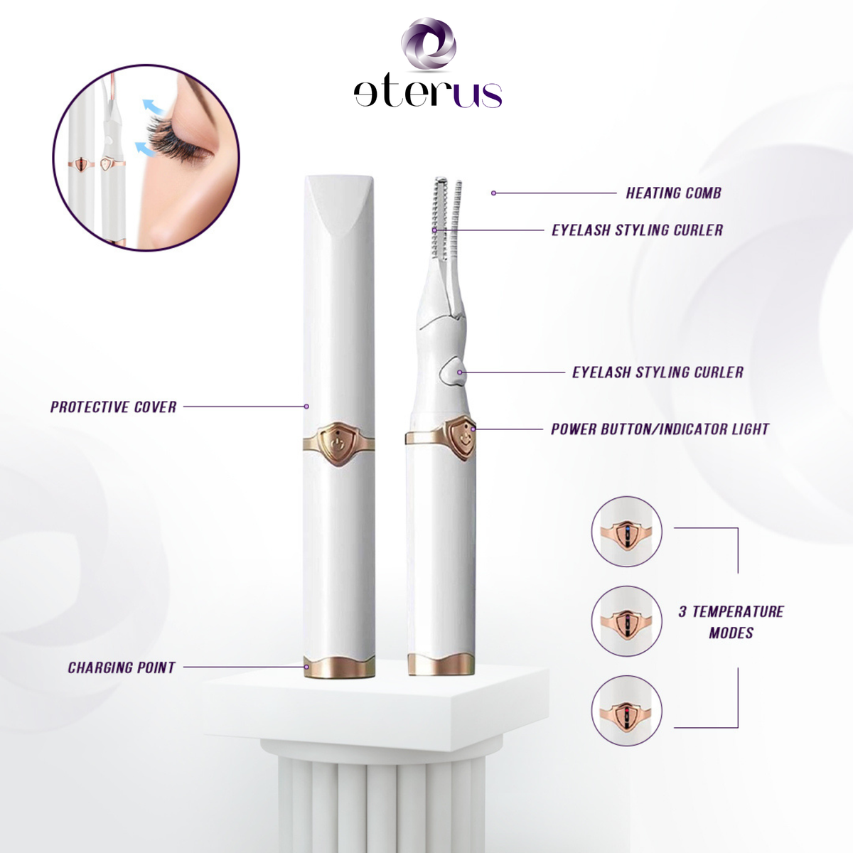 Effortless Beauty Kit: Trimmer, Brow & Lash Set
