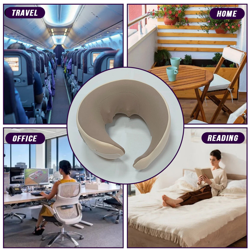 Heated Memory Foam Neck Pillow