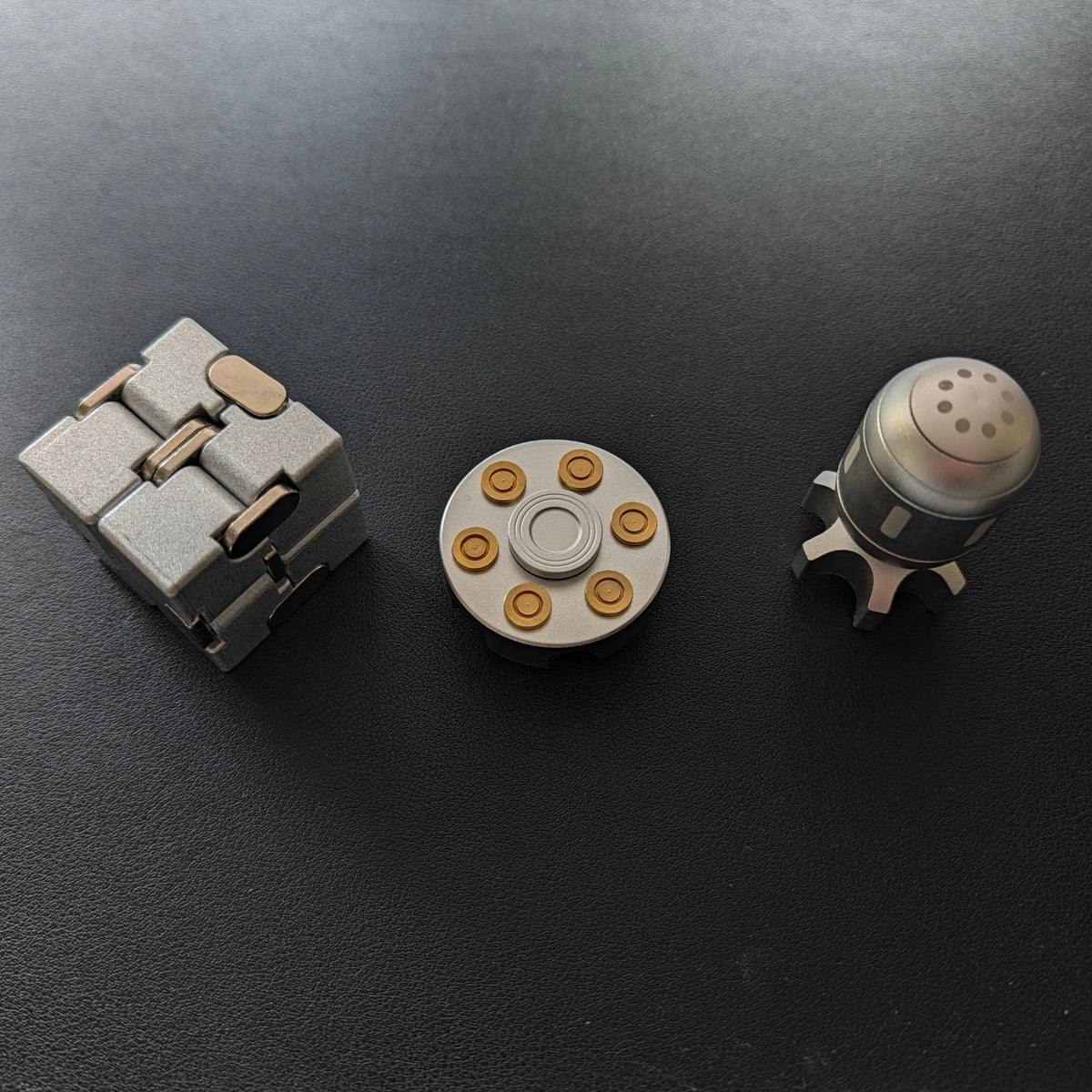 The Desktop Trio: Metal Fidget Gift Set