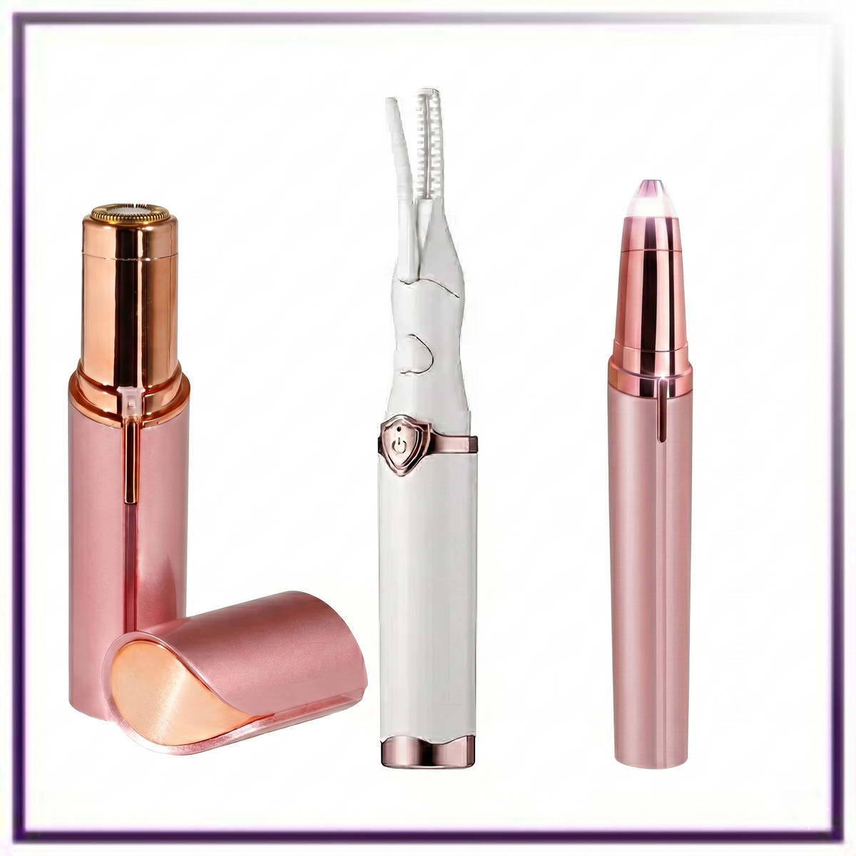 Effortless Beauty Kit: Trimmer, Brow & Lash Set